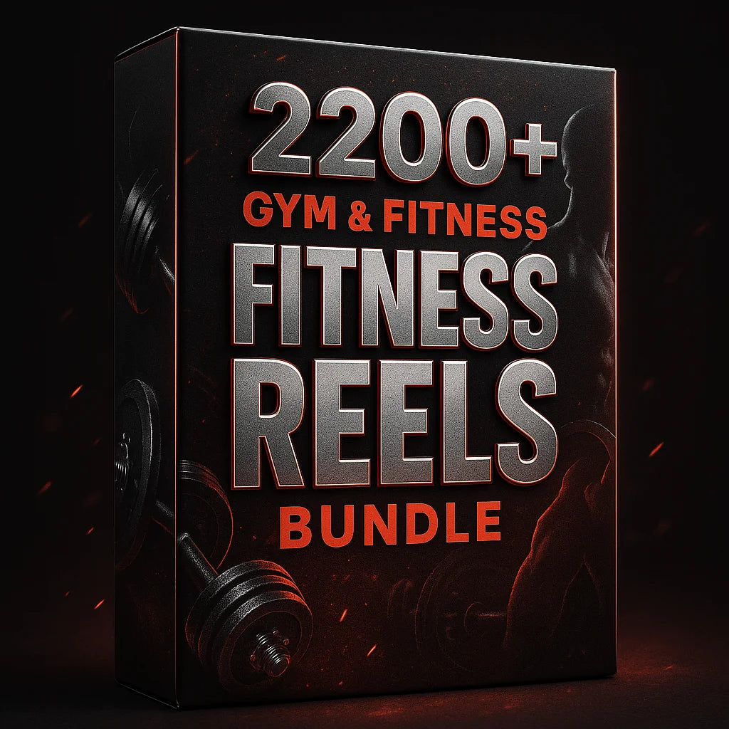 2200+ Viral Ready to Use GYM & Fitness Reels Bundle